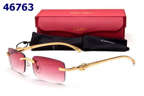 cartier rimless sunglasses replica|cartier rimless glasses with diamonds.